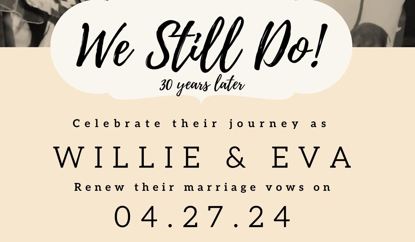The Wedding Website of Willie Arnold and Eva Arnold