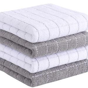 Homaxy 100% Cotton Terry Kitchen Towels