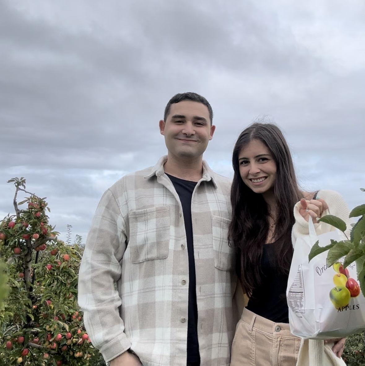 Fall 2023, Apple picking in Connecticut