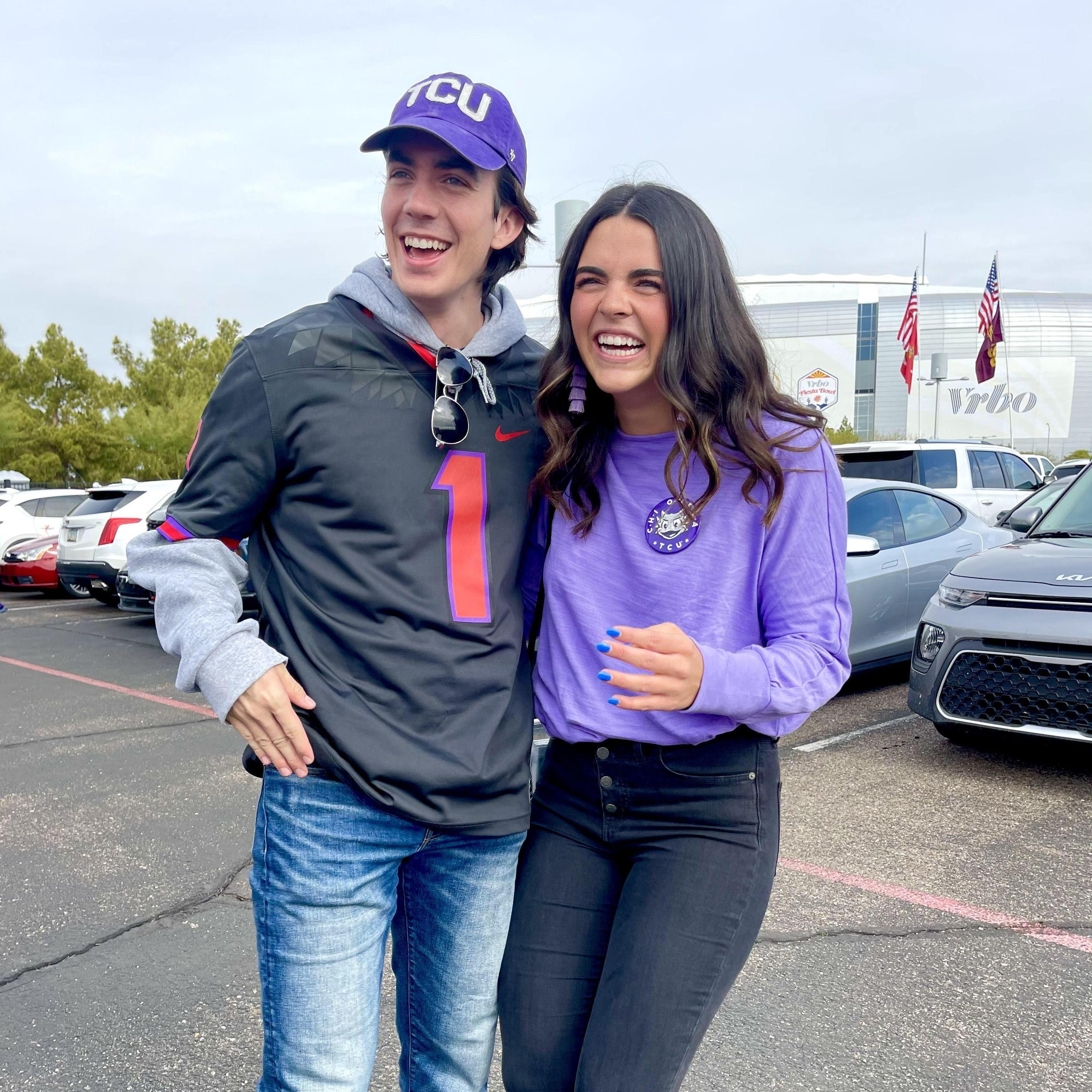 Go Frogs! Alec and Abby both went to the Fiesta Bowl in Glendale Arizona, where we saw a historic Frogs football win and celebrated Abby's 21st birthday in style.