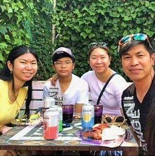 Romeo's cousin, Zaldy and his family drove from Connecticut to celebrate with us