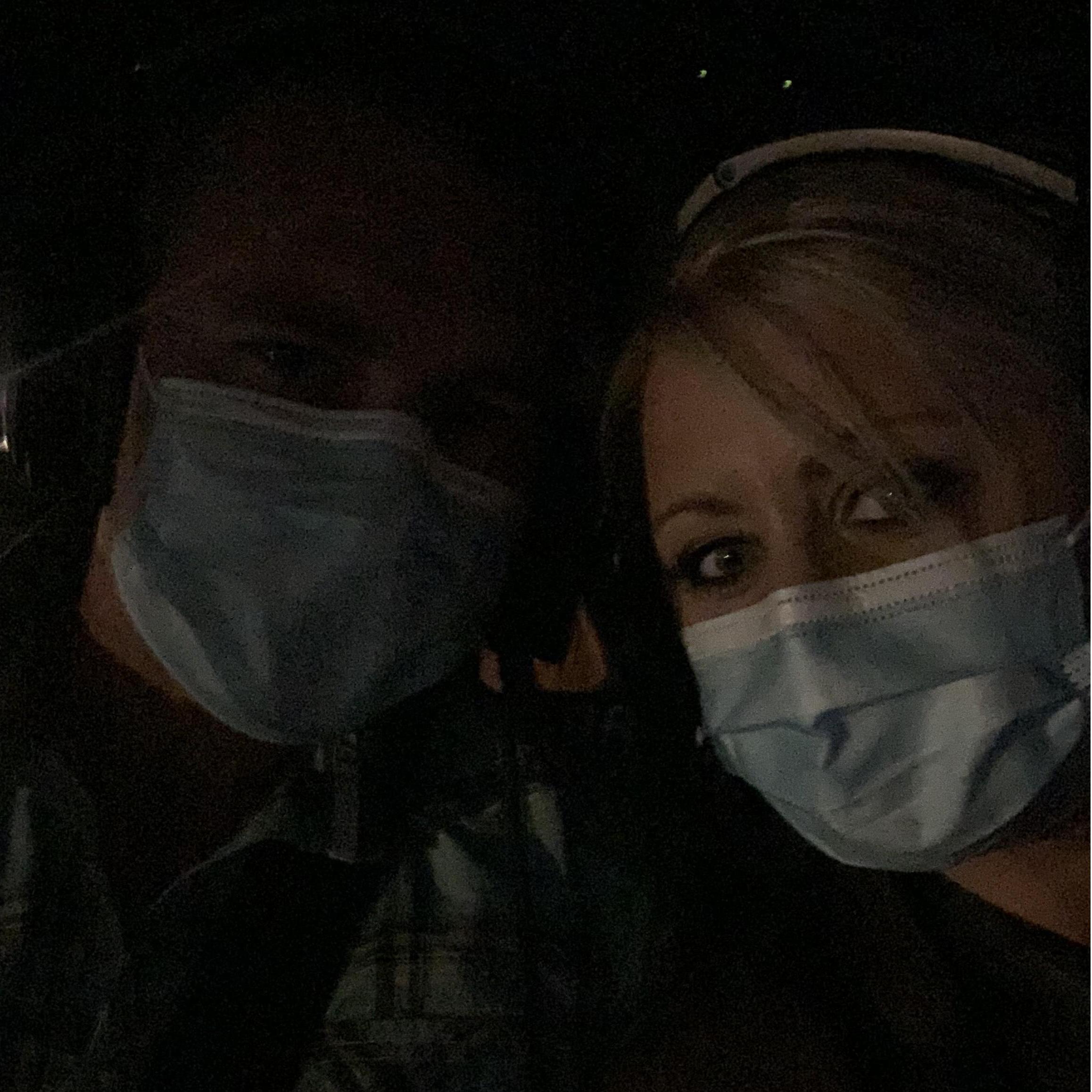 In the Helicopter when Brad proposed
