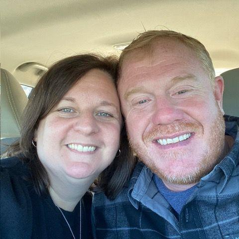 Between our first weekend and our second weekend (which was two weeks later) of seeing each, Jayson trimmed his mustache and let his beard come in because I mentioned liking beards. :)