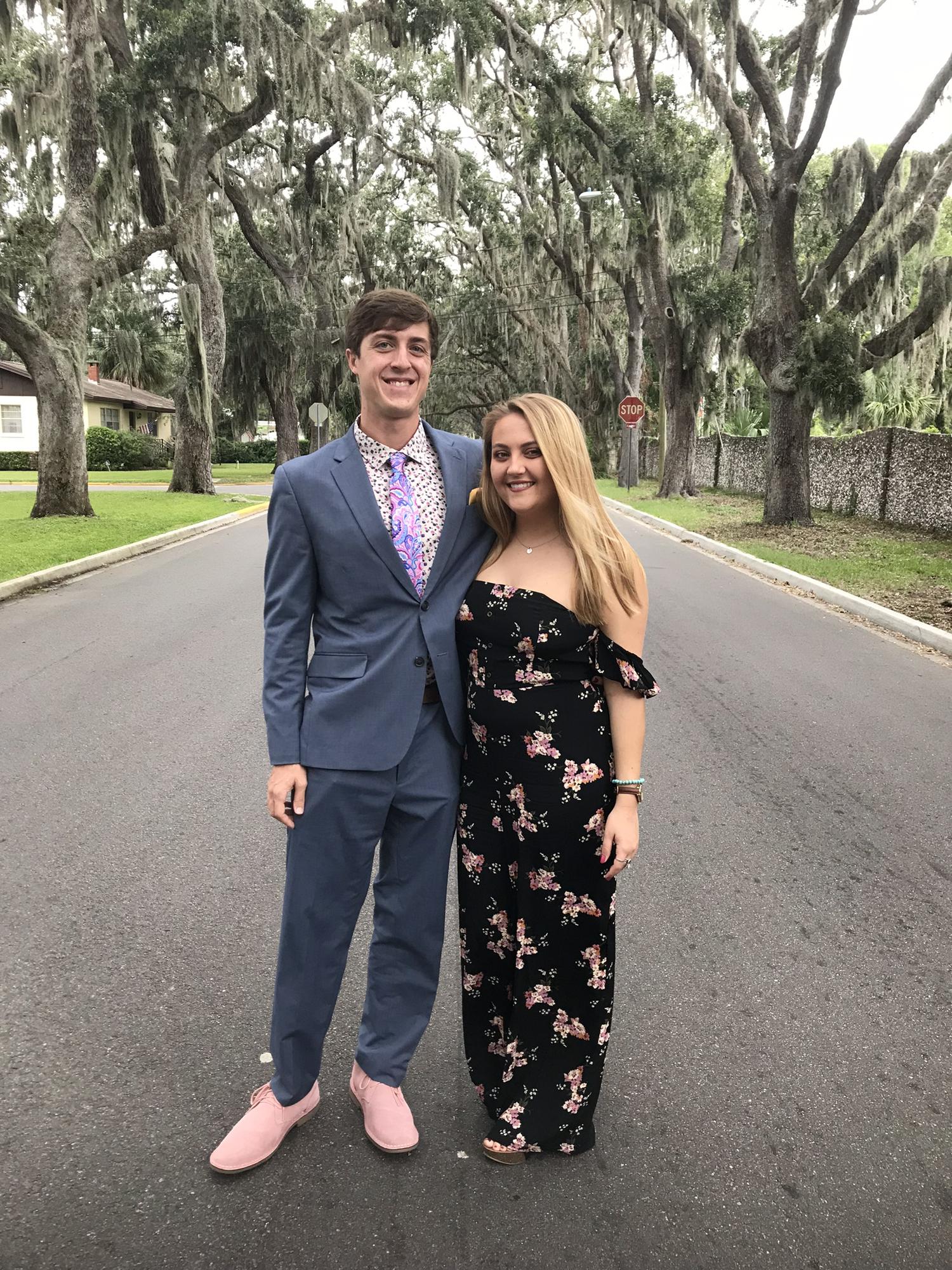 Taken outside of our wedding venue