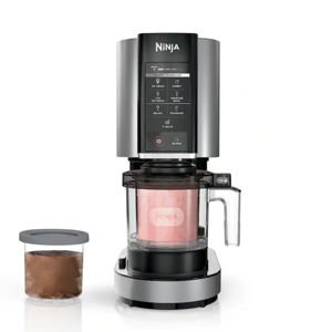 Ninja - CREAMi, Ice Cream Maker, 7 One-Touch Programs, Lite Ice Cream, Sorbet, Gelato, Milkshake, Smoothie - Silver