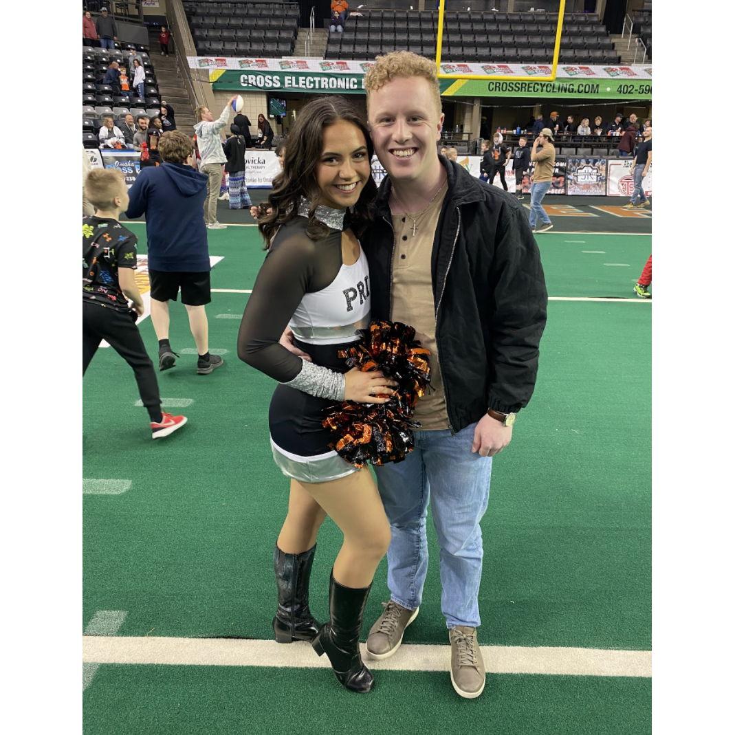 The biggest Omaha Beef Arena Football fan