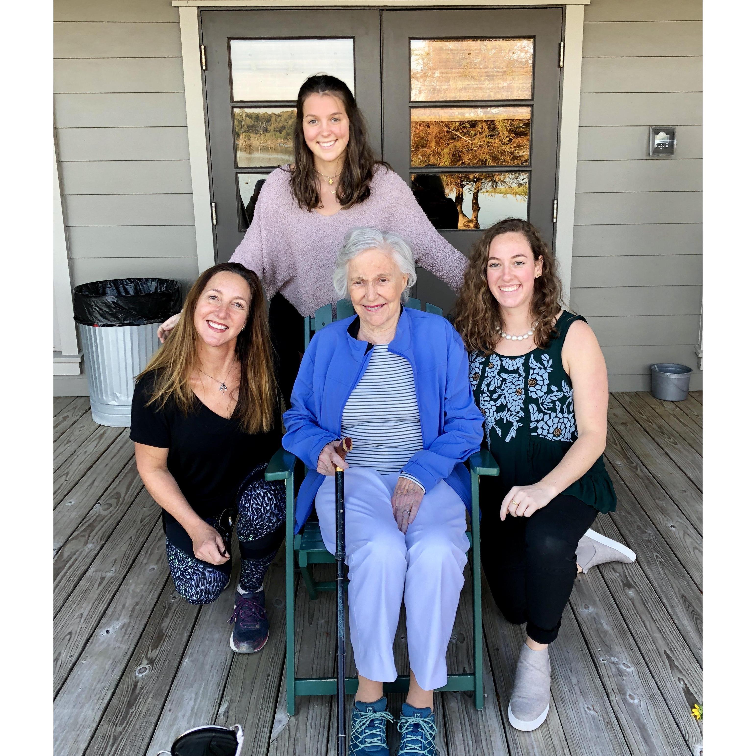 Three generations of strong women