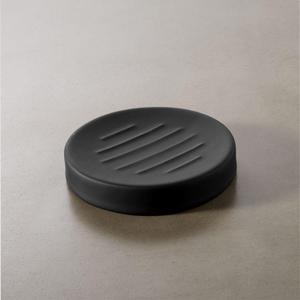 rubber coated black soap dish