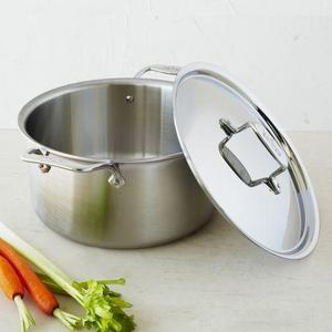 All-Clad d5 Brushed Stainless Steel Stockpot, 8 qt.
