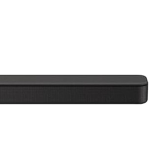 Sony S100F 2.0ch Soundbar with Bass Reflex Speaker, Integrated Tweeter and Bluetooth, (HTS100F), easy setup, compact, home office use with clear sound black