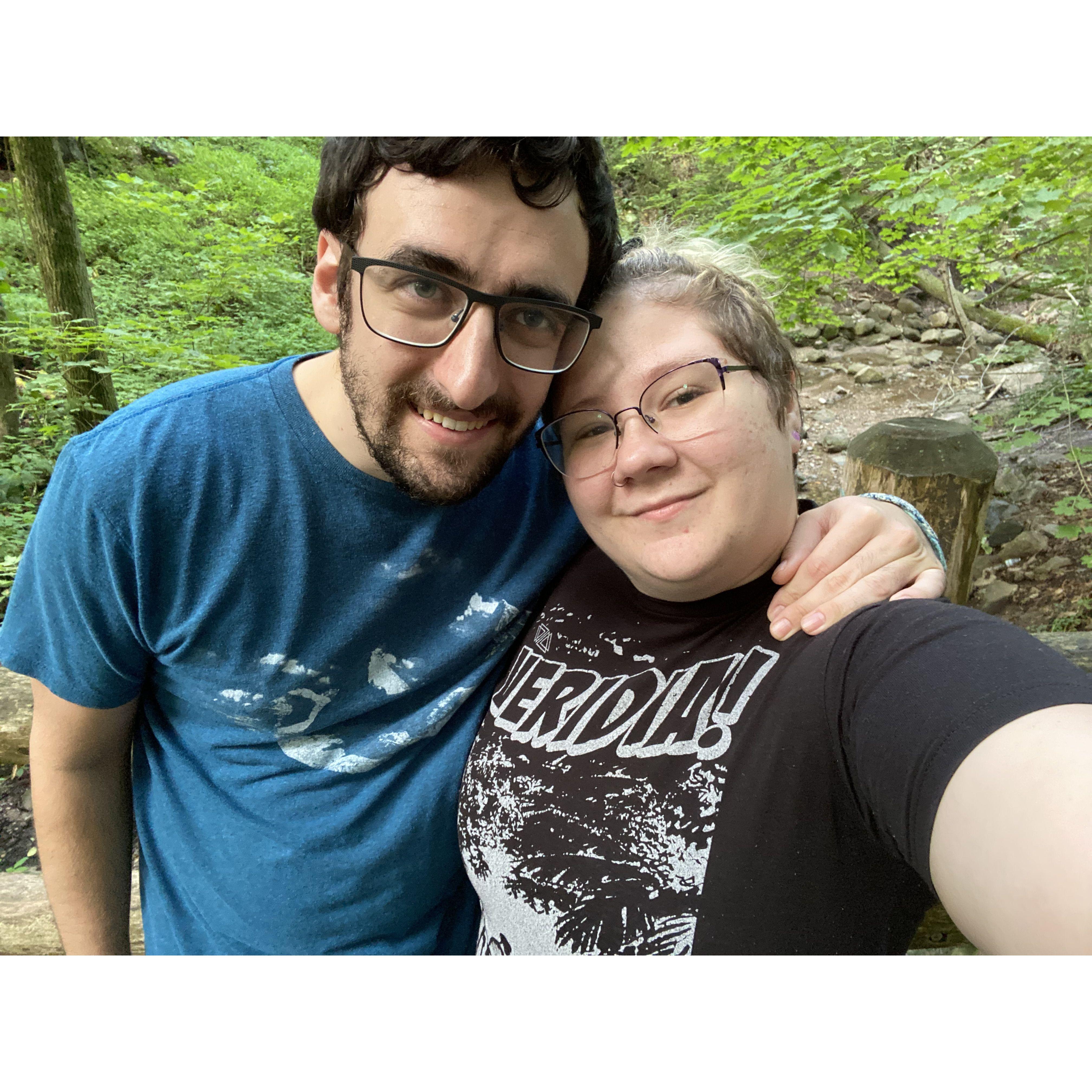One of the many Photos Daniel and Omega took while out Hiking at Seven Bridges In Wisconsin!