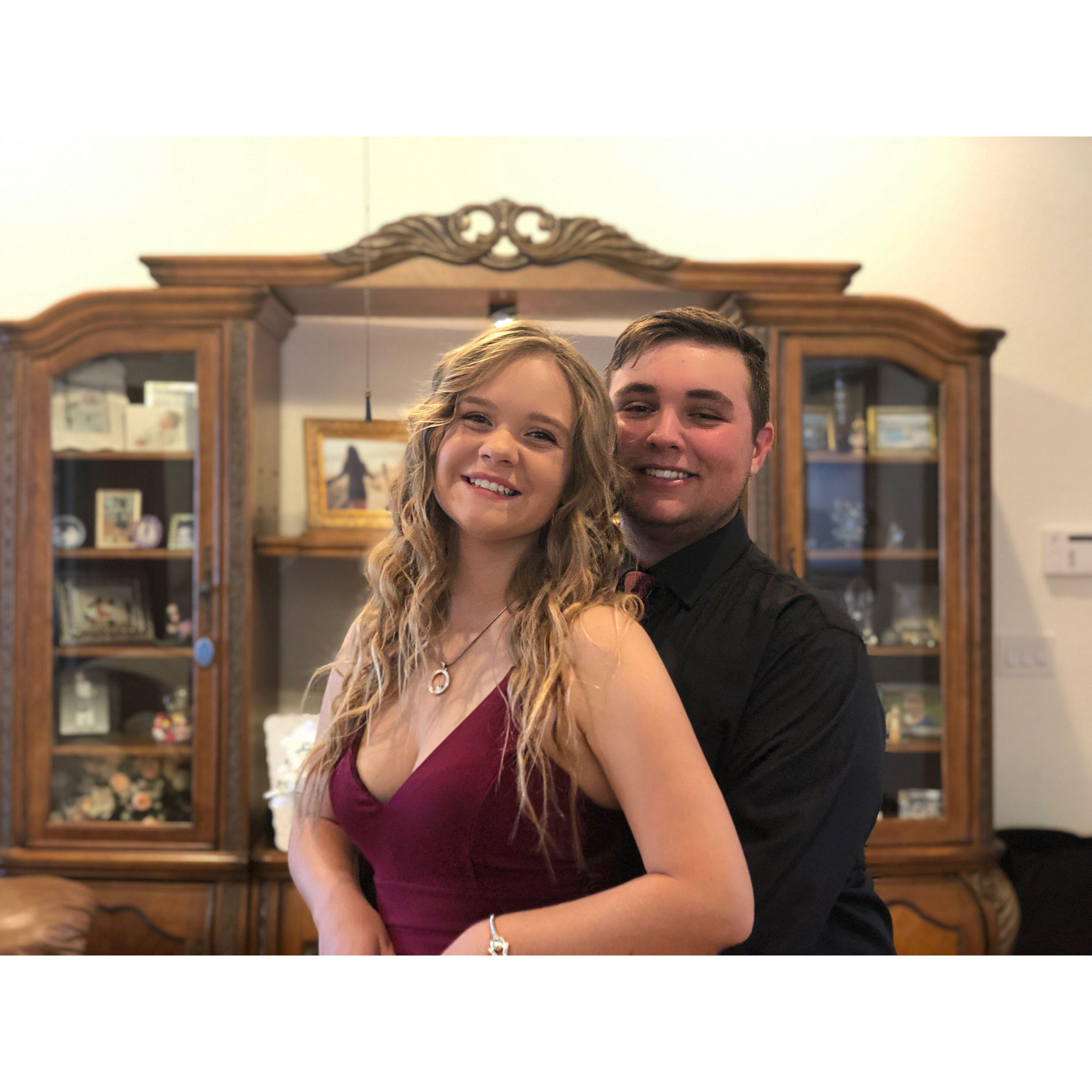 Our first homecoming as a couple.