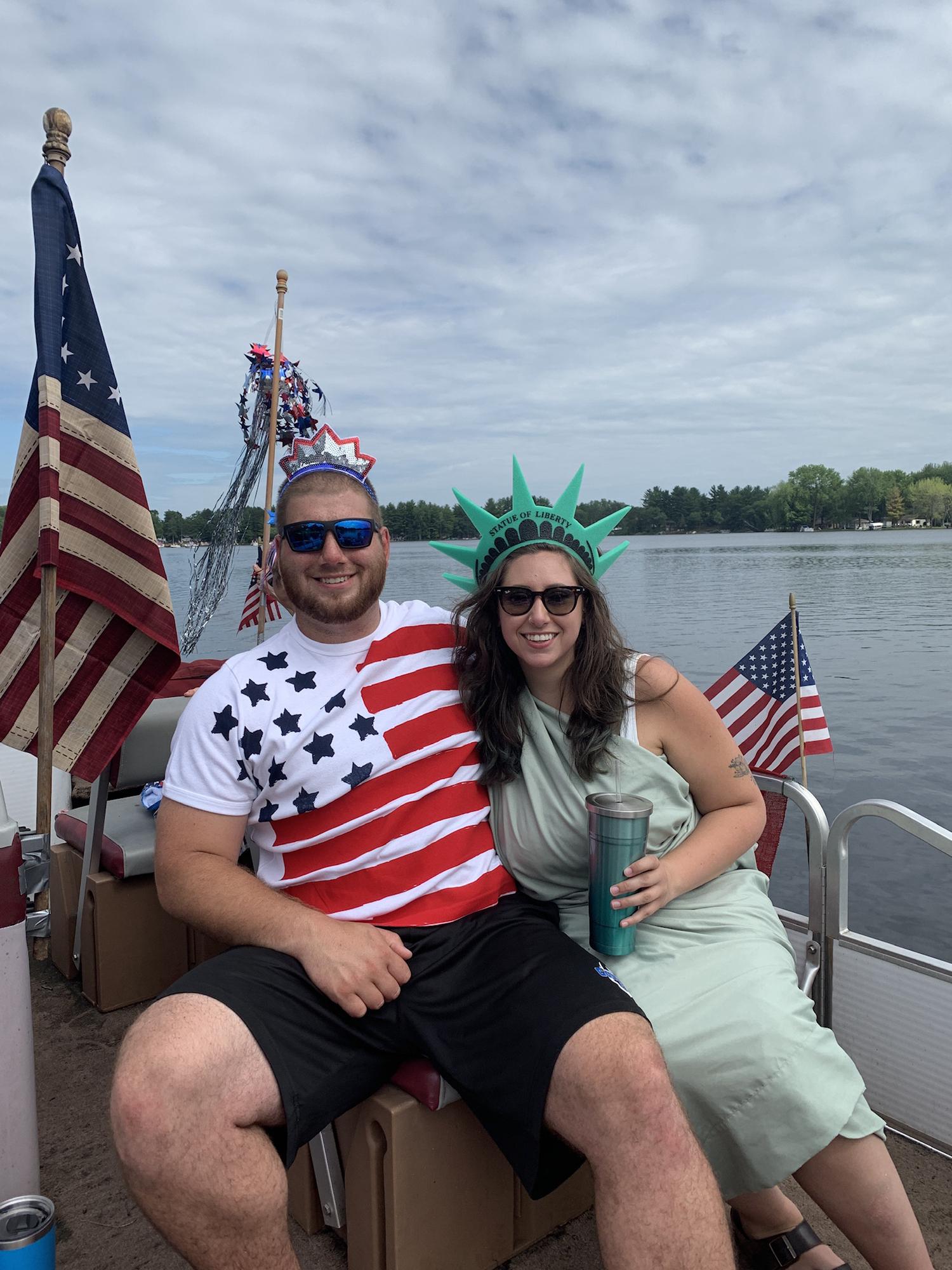 4th of July on the Pontoon at Grandma's House. Not Pictured are the many jello shots that were consumed that day.