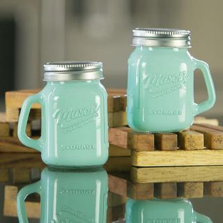 Salt & Pepper Shaker with Handle, Set of 4