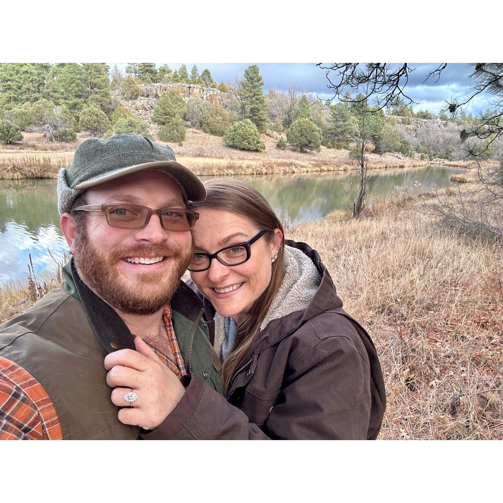 The proposal! Show Low, AZ. November 24, 2023.