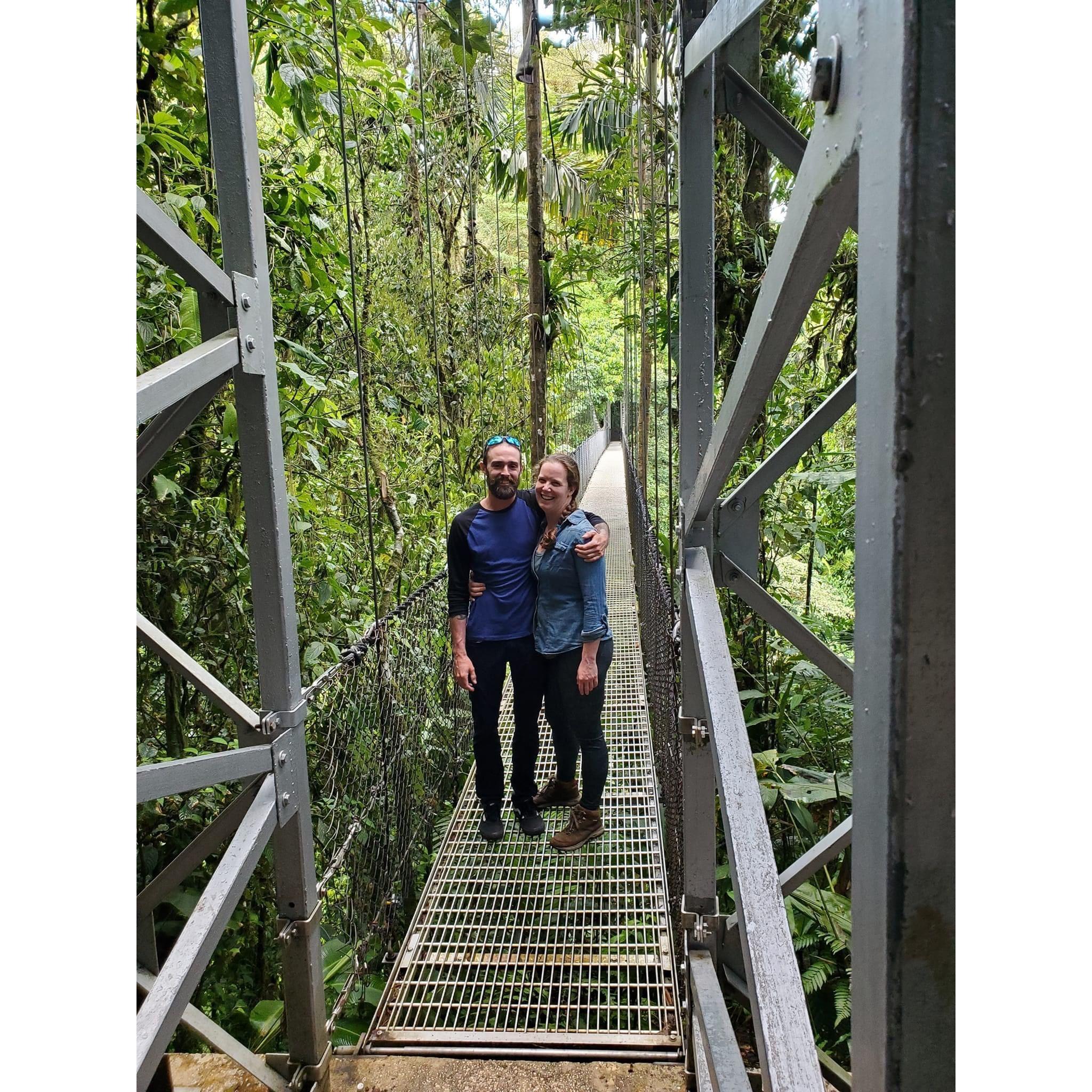 Hanging Bridge in Costa Rica, 2022