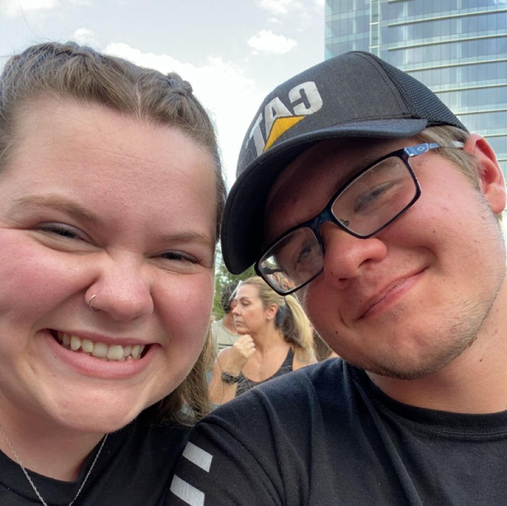 Us at a Blue October concert! (Gabe's favorite band)