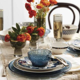 Global Tapestry Glass Fruit Bowl