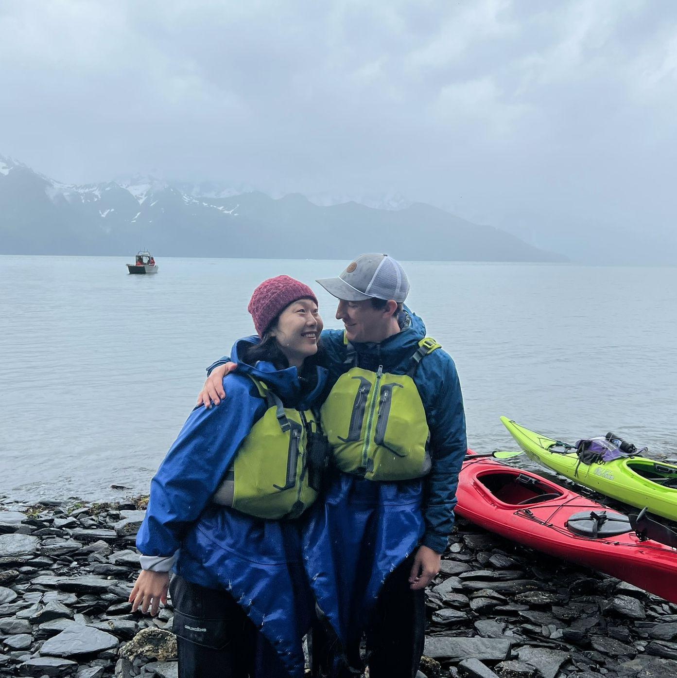 Kayaking in Seward, Alaska.
