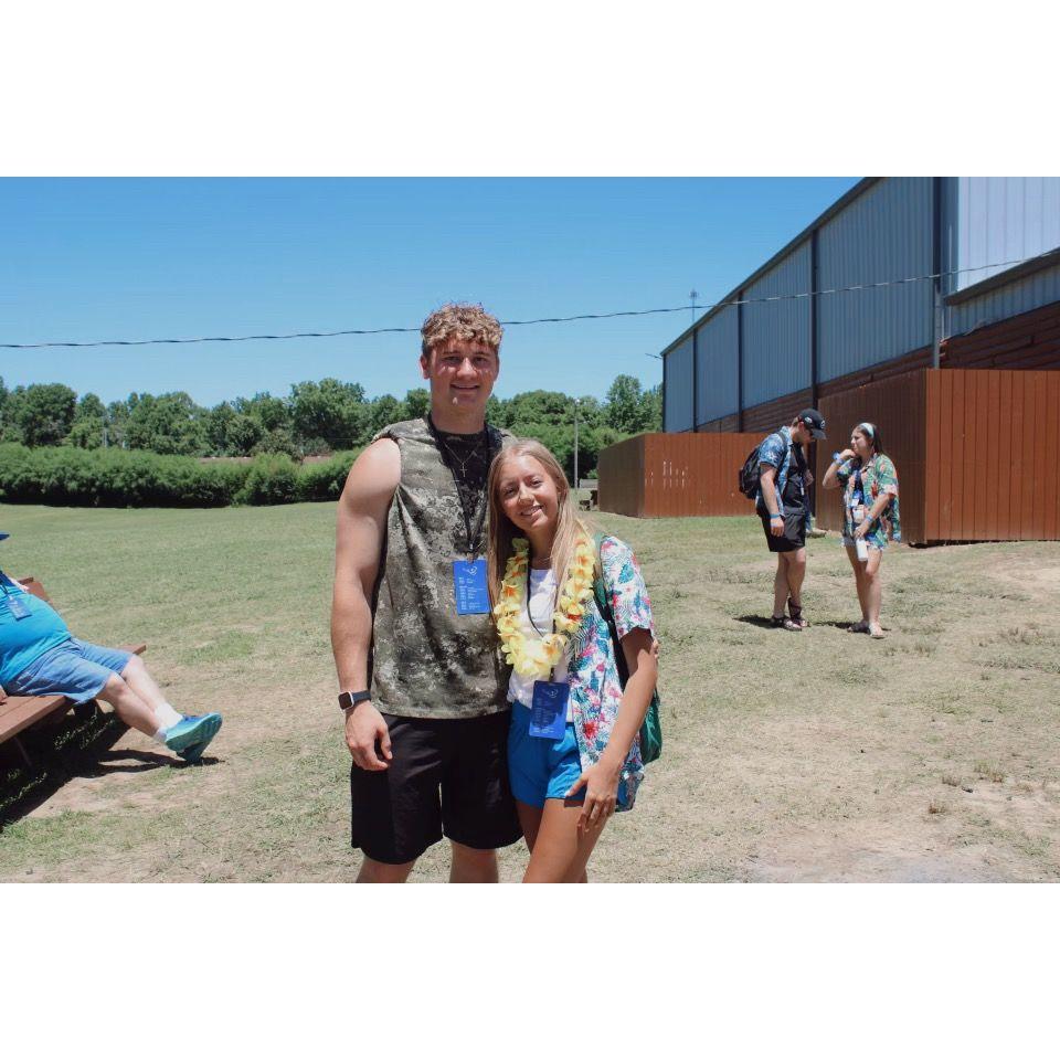 Us a year after we met in the place we met!