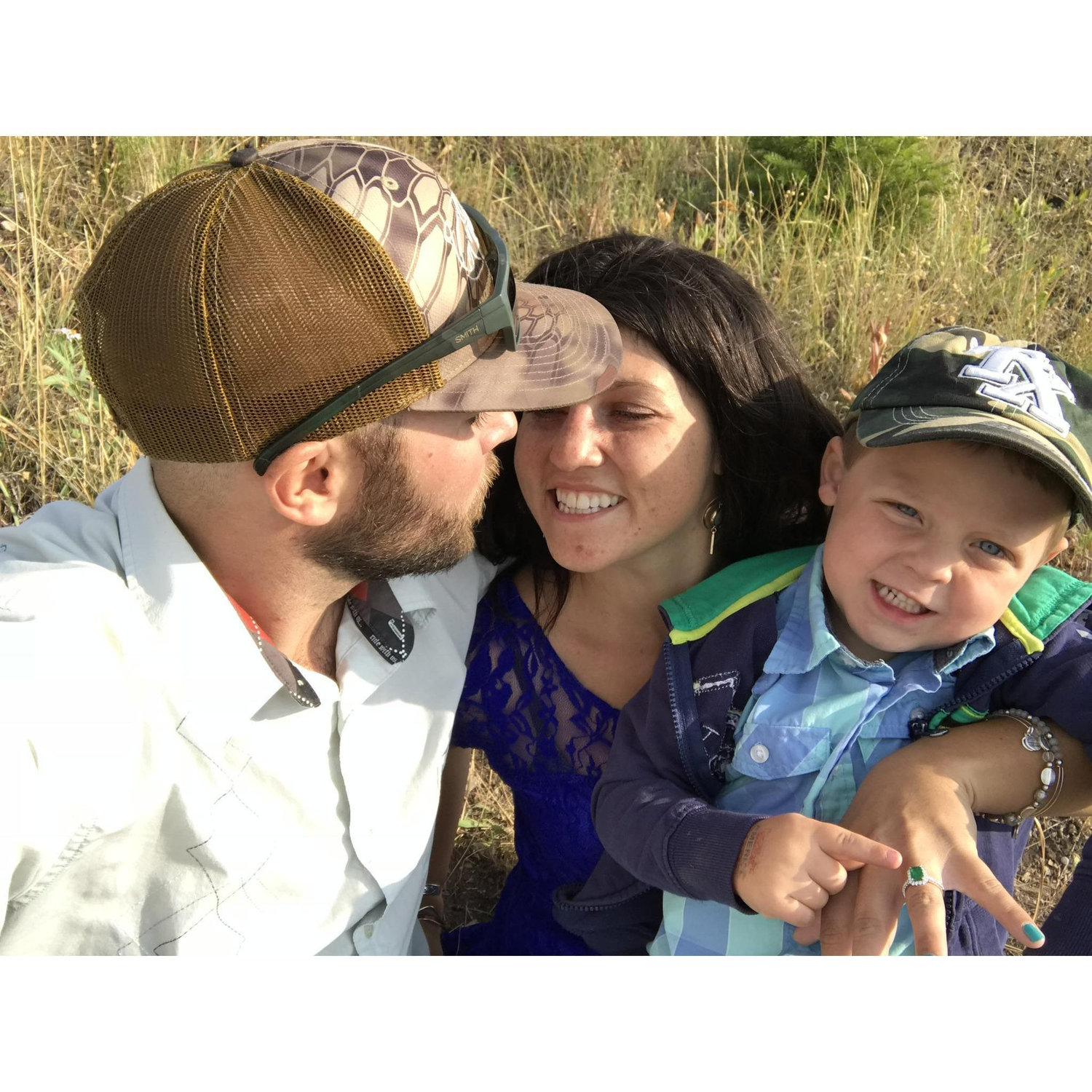 The day Luke asked both Paxton and I to be a family with him forever 💚