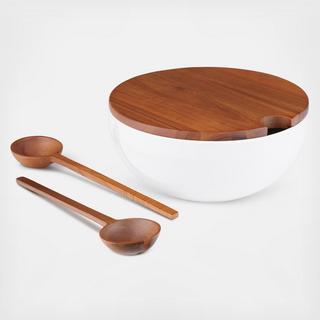 Duets Salad Bowl with Lid & Servers