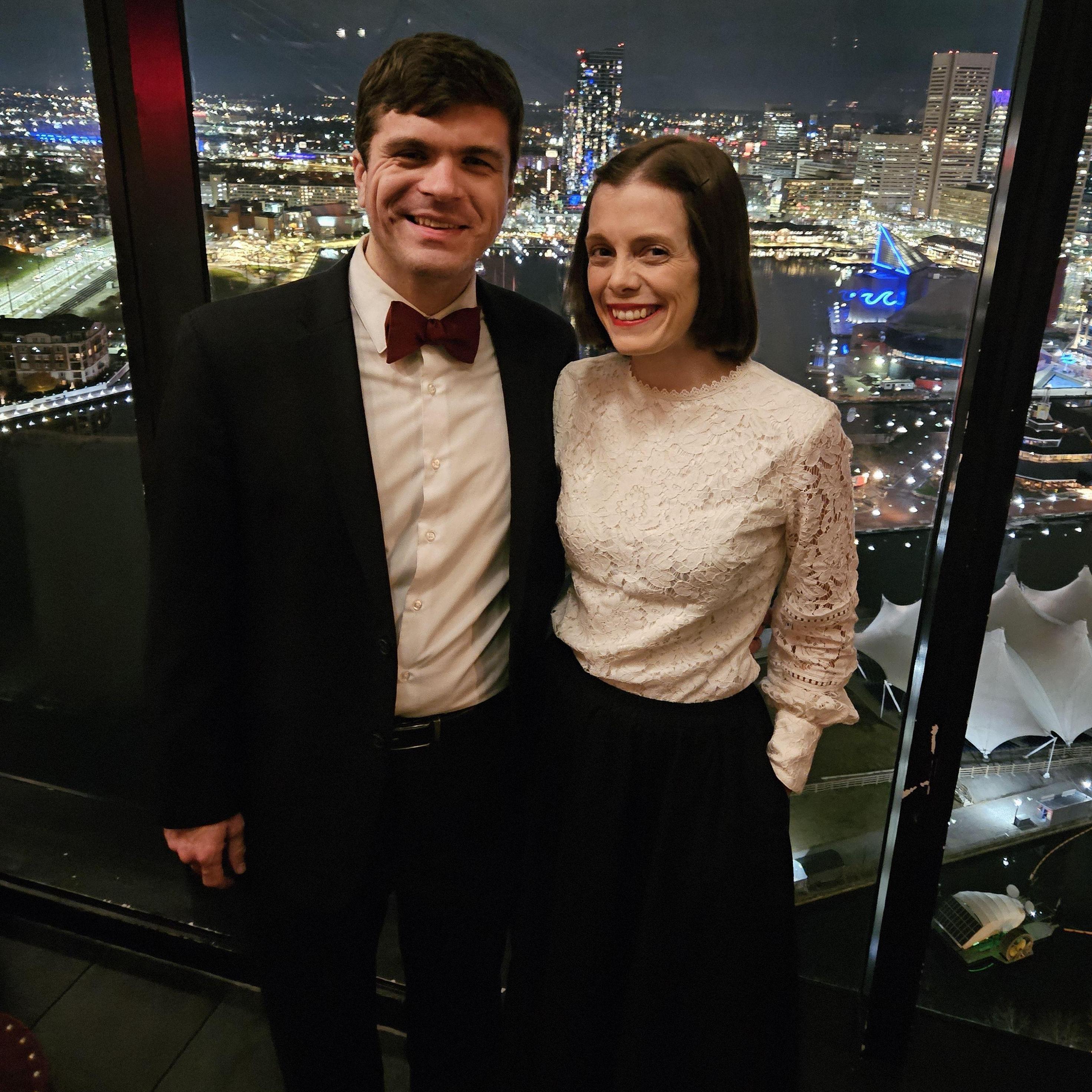December 2023 - We really like being fancy together :)