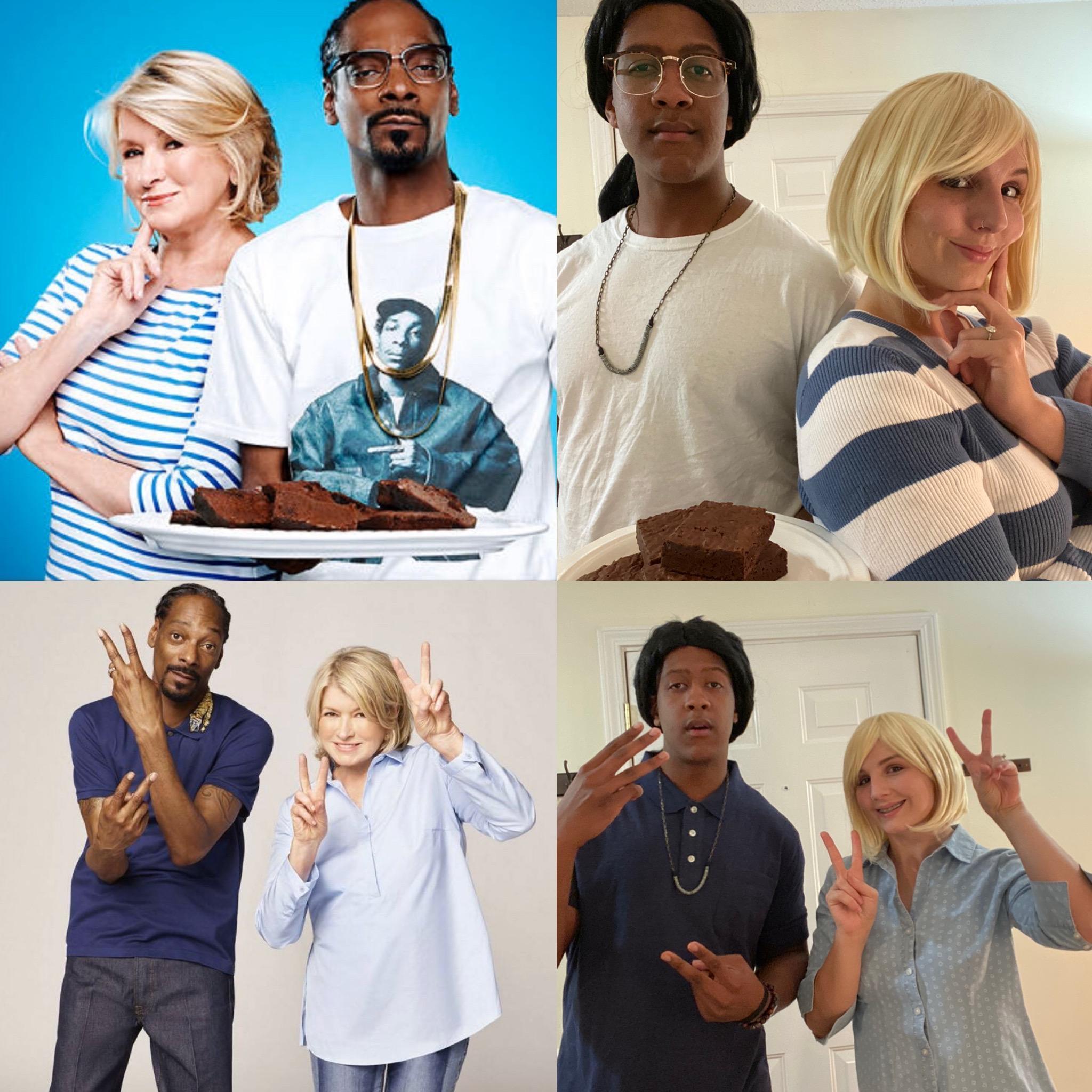 October 2019. We have apparently gained notoriety for our Halloween costumes, which we really pride ourselves in. We were sad not to celebrate this year, so here's a throwback to Snoop Dogg and Martha