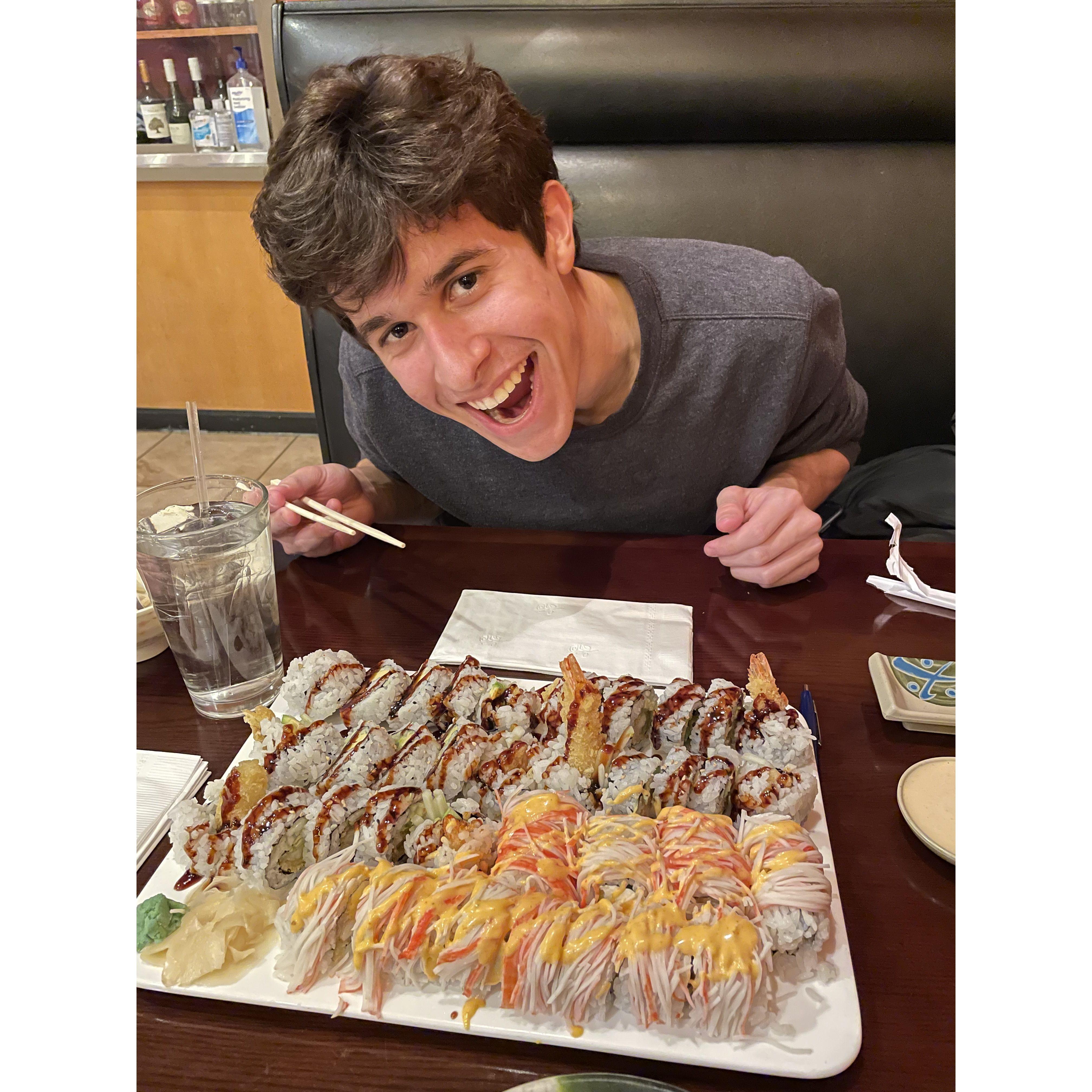 We LOVE sushi!