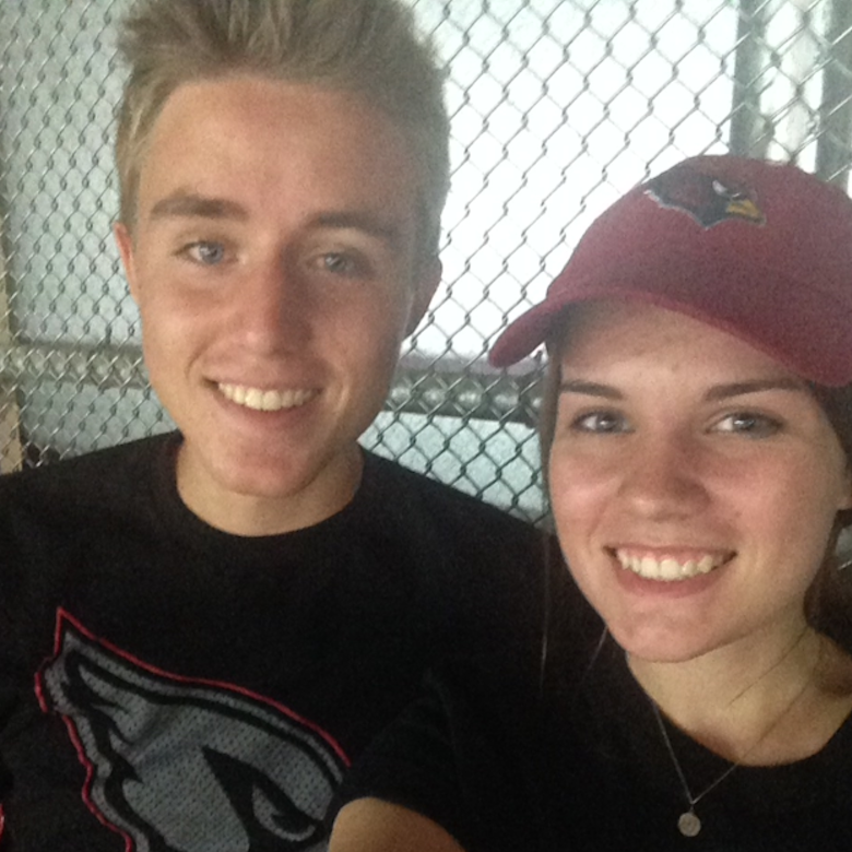 First football game- before we even started dating!