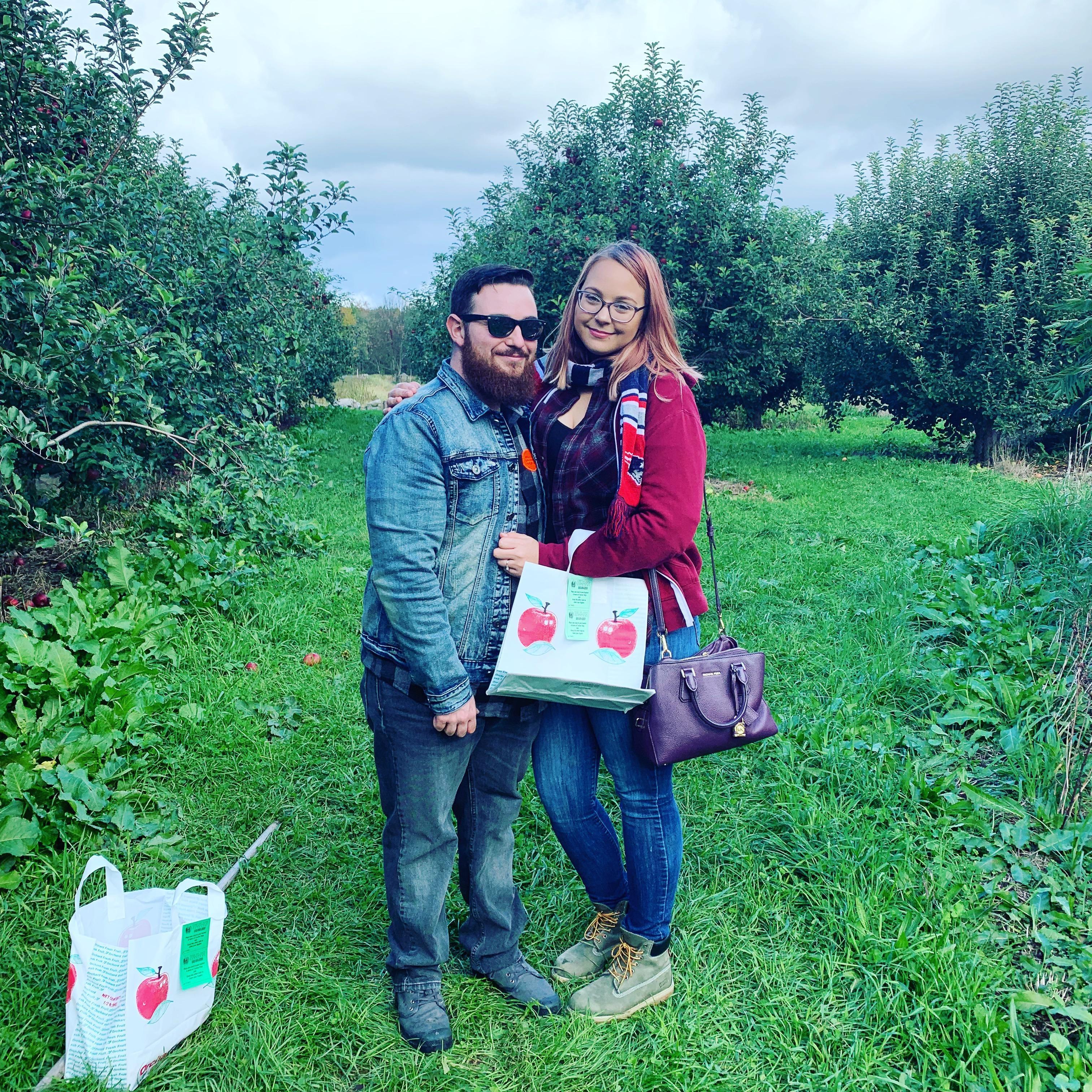 Apple picking upstate!