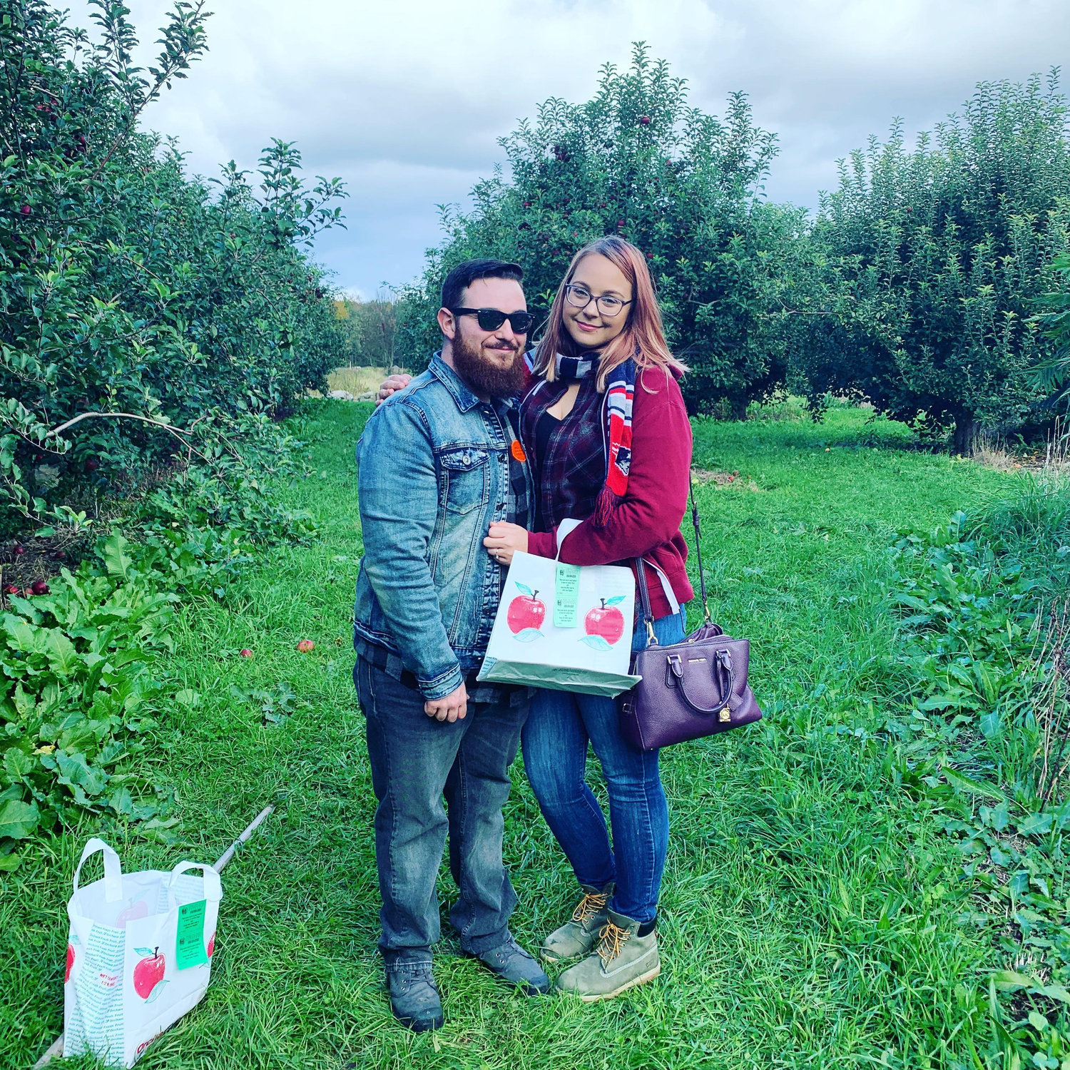 Apple picking upstate!