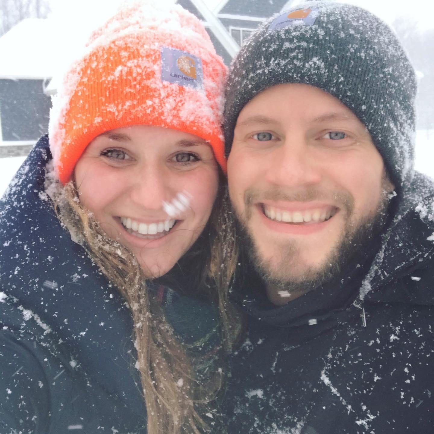 Cheesing hard after a long snow day in Erie PA.