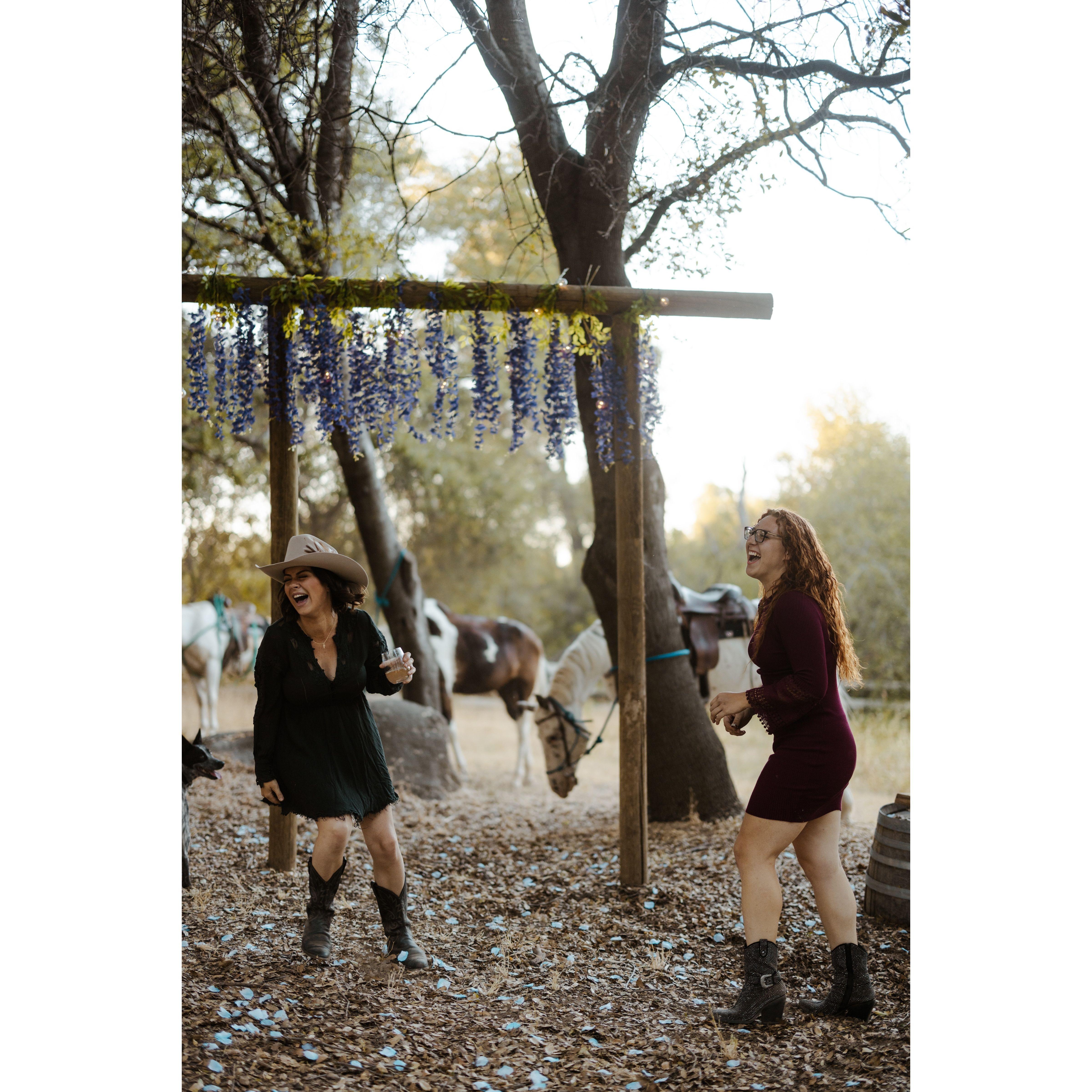 Love these two beautiful souls, Hannah-Jean and Raven