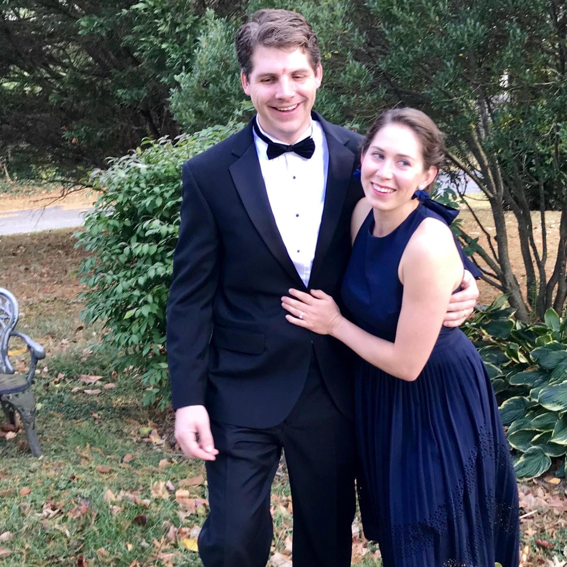 At the wedding of our friends Pat and Corinne