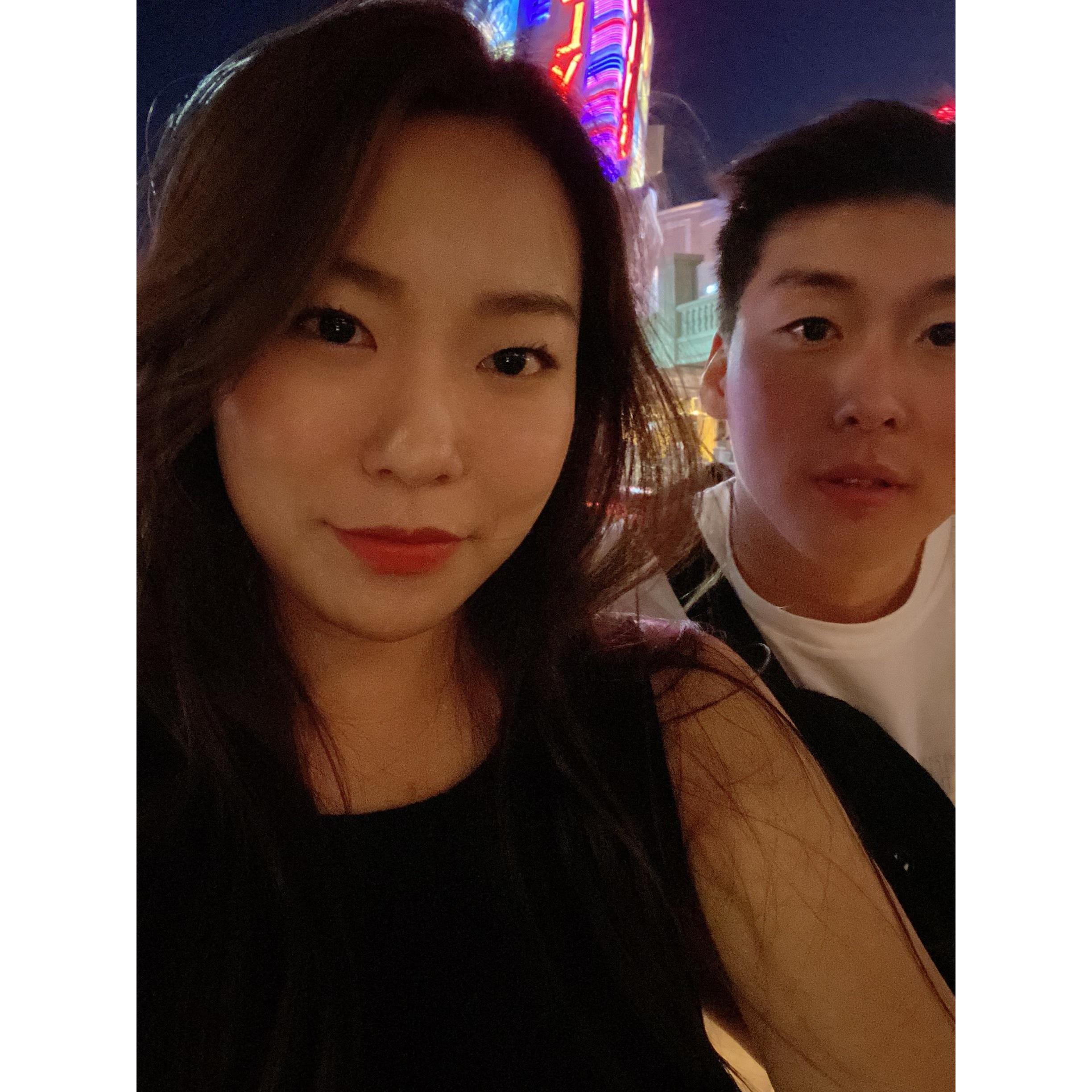 When we were at Vegas!