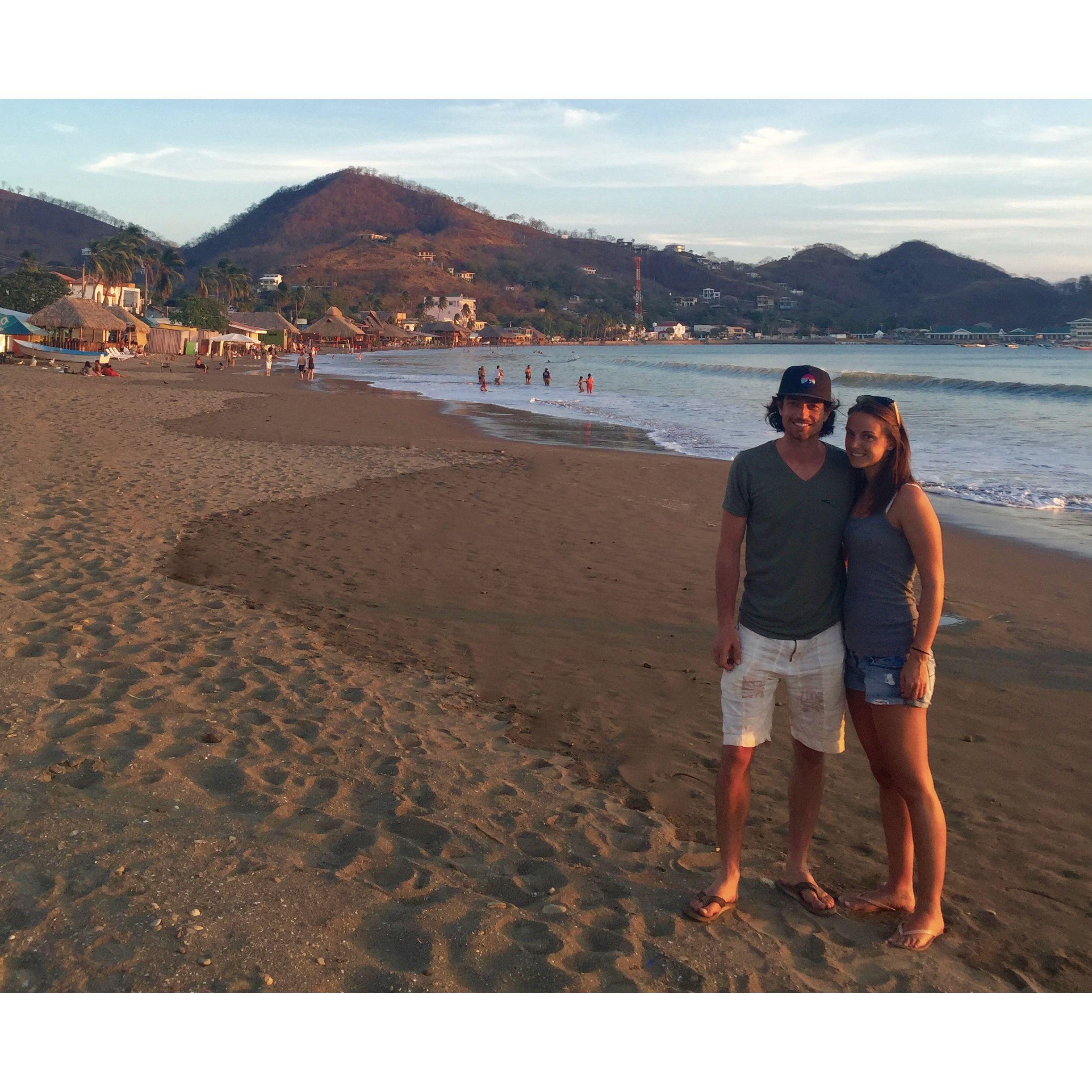 Our first international trip, to Nicaragua