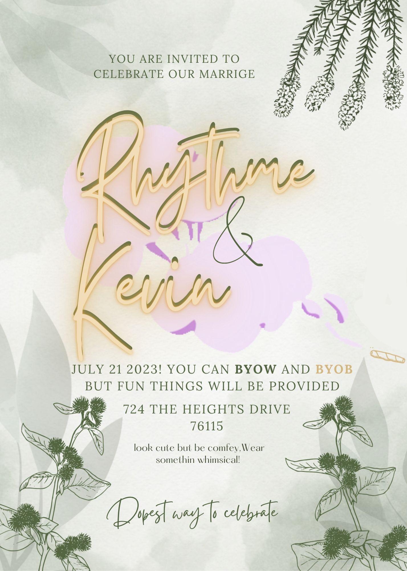 The Wedding Website of Rhythme Seban and Kevin Estell