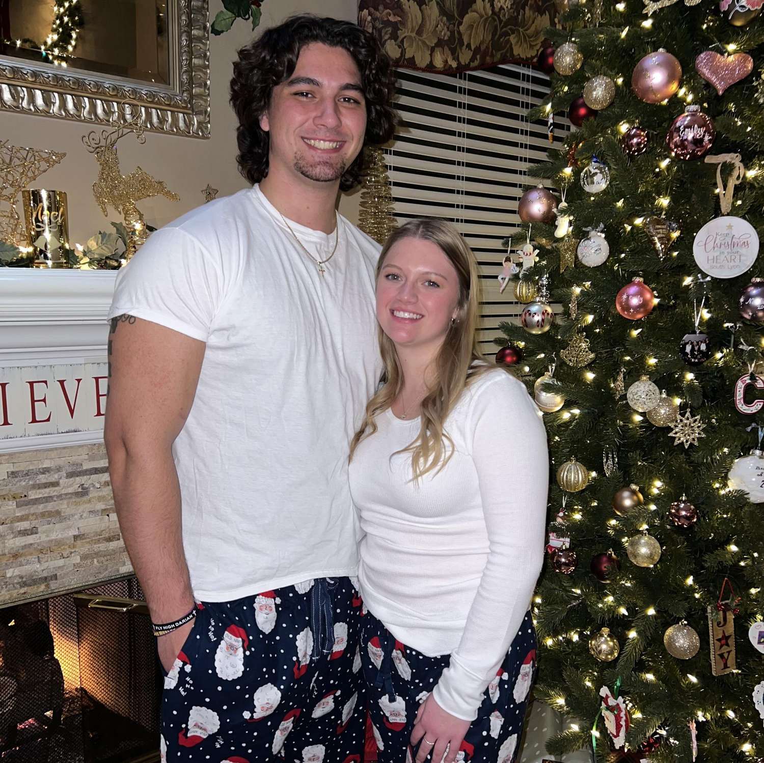 Many Christmas nights spent together with the matching PJ's