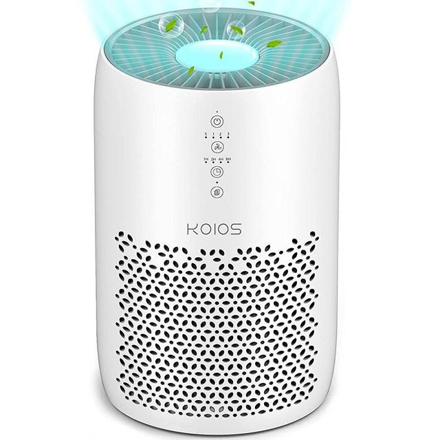 KOIOS Air Purifier for Home Large Room 861 sq ft, High CADR H13 True HEPA Air Filter Cleaner Odor Eliminators for Allergies and Pets Dander Wildfire Smoke Dust Pollen,Filter Indicator, Ozone-Free