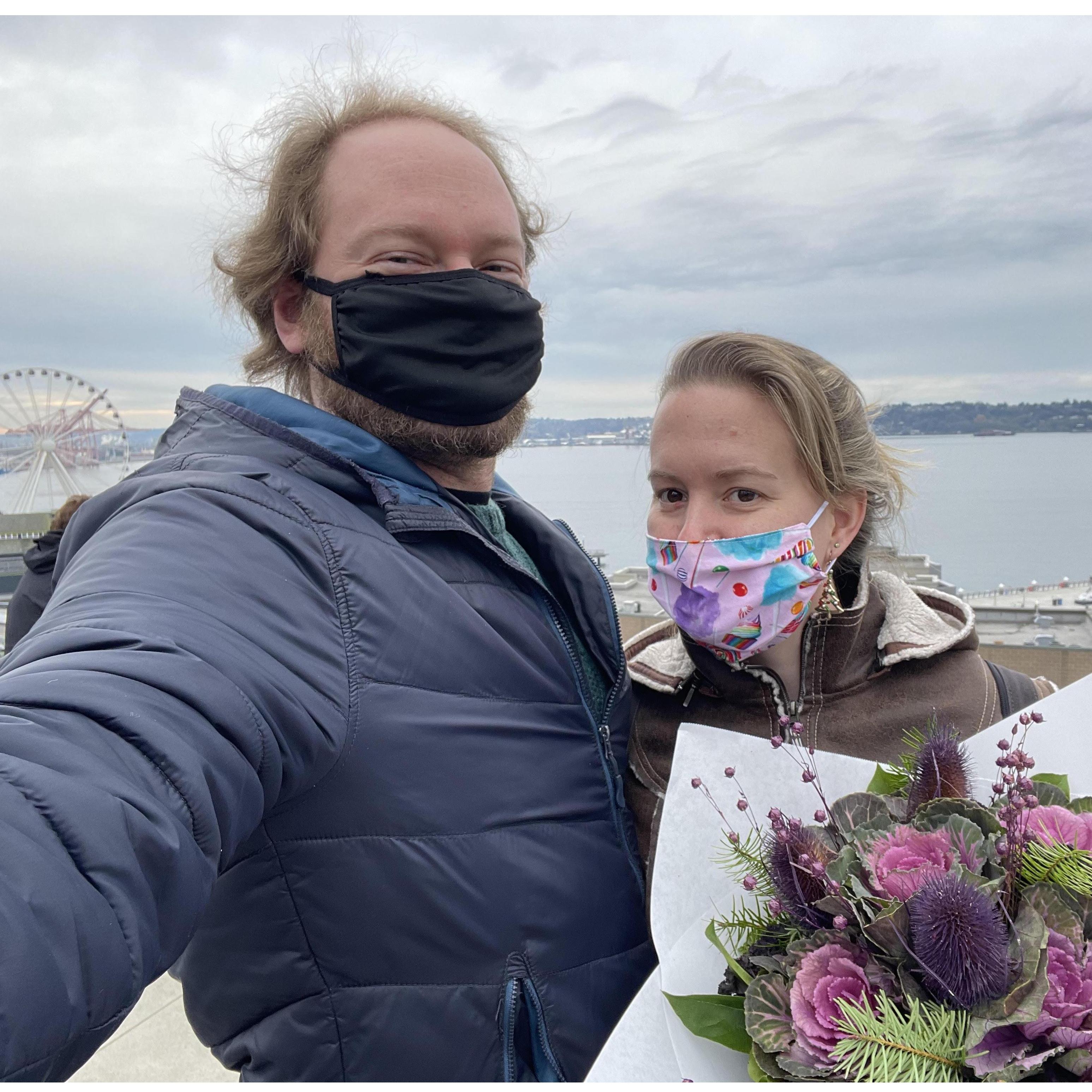 Stopped by Pike Place Market for some flowers. December 2020