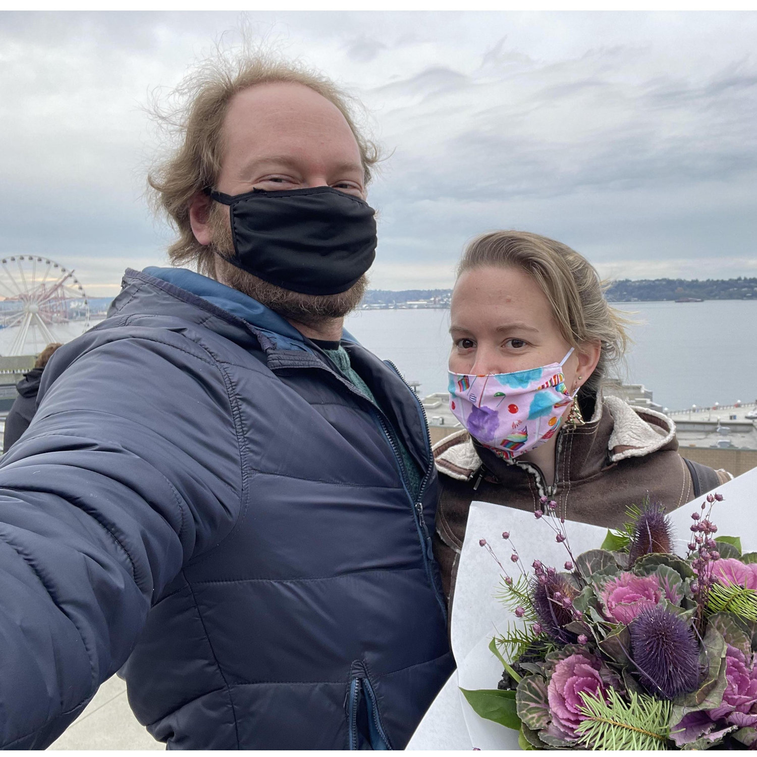 Stopped by Pike Place Market for some flowers. December 2020