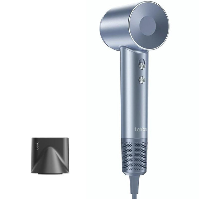 Laifen Swift Hair Dryer, High Speed 200M Ionic Blow Dryer with 110, 000 RPM Brushless Motor for Fast Drying, Low Noise, Hairdryer with Magnetic Nozzle, HD500