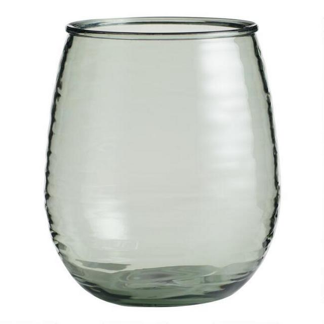 Alfresco Textured Acrylic Stemless Wine Glass Set Of 4