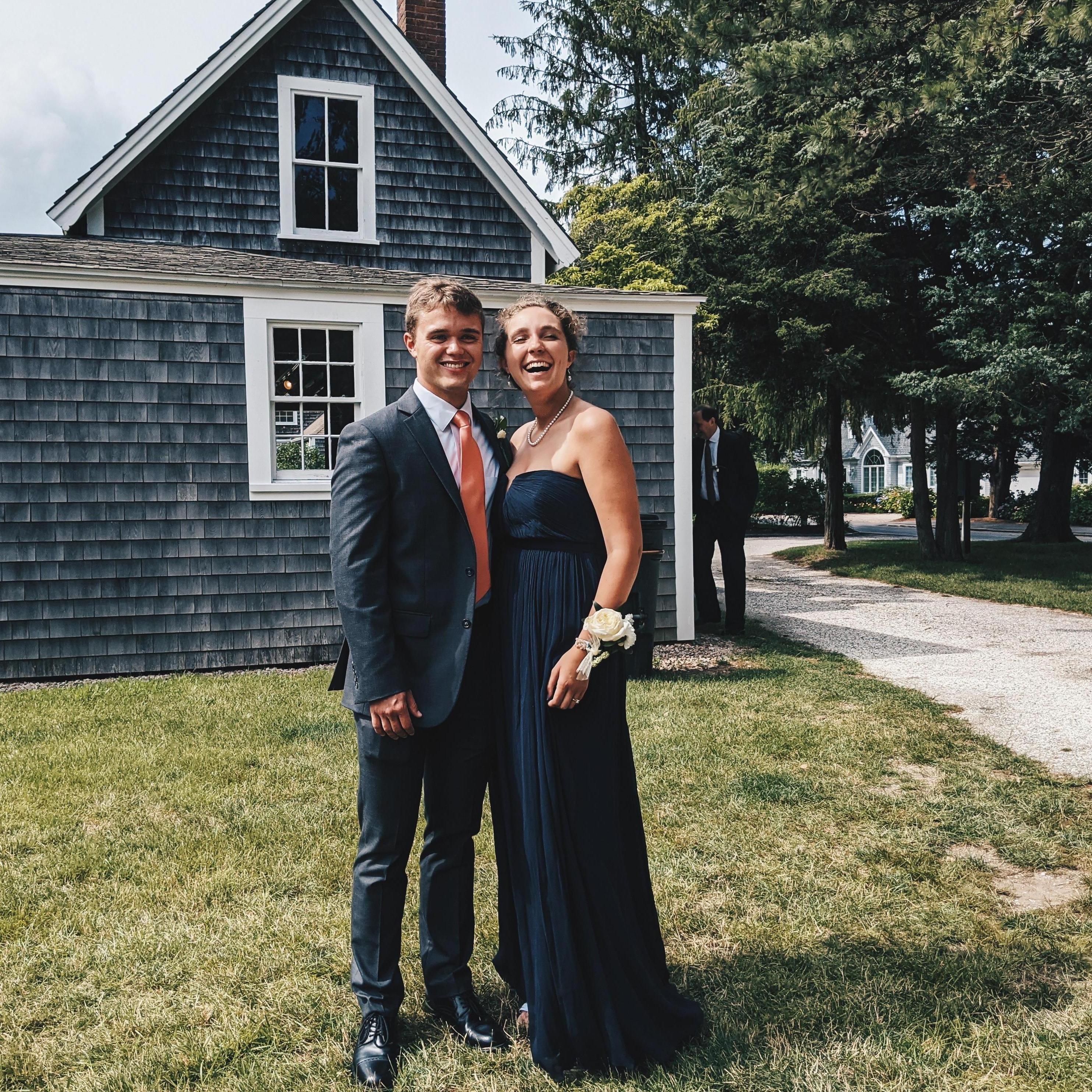 At Addison and Erica's wedding