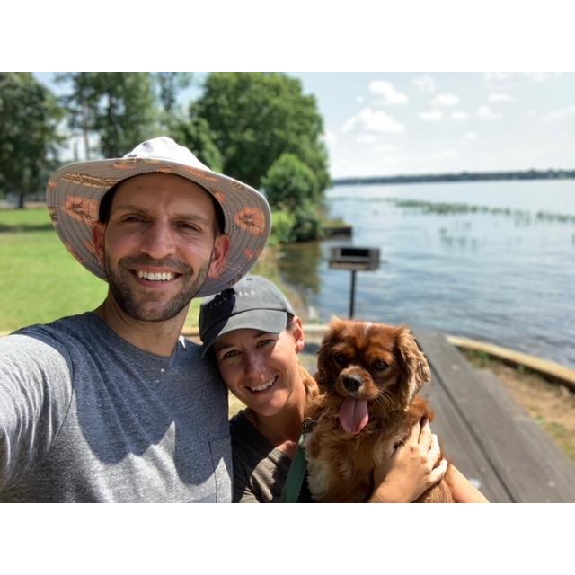 Family photo on the lake summer 2020