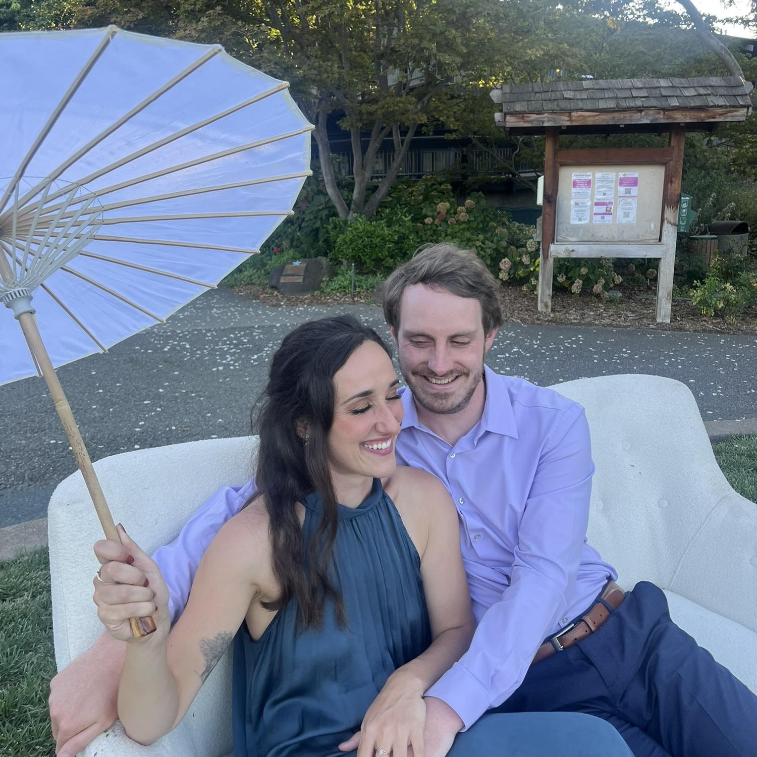 Celebrating love 💙 At Danika and Frankie’s wedding!