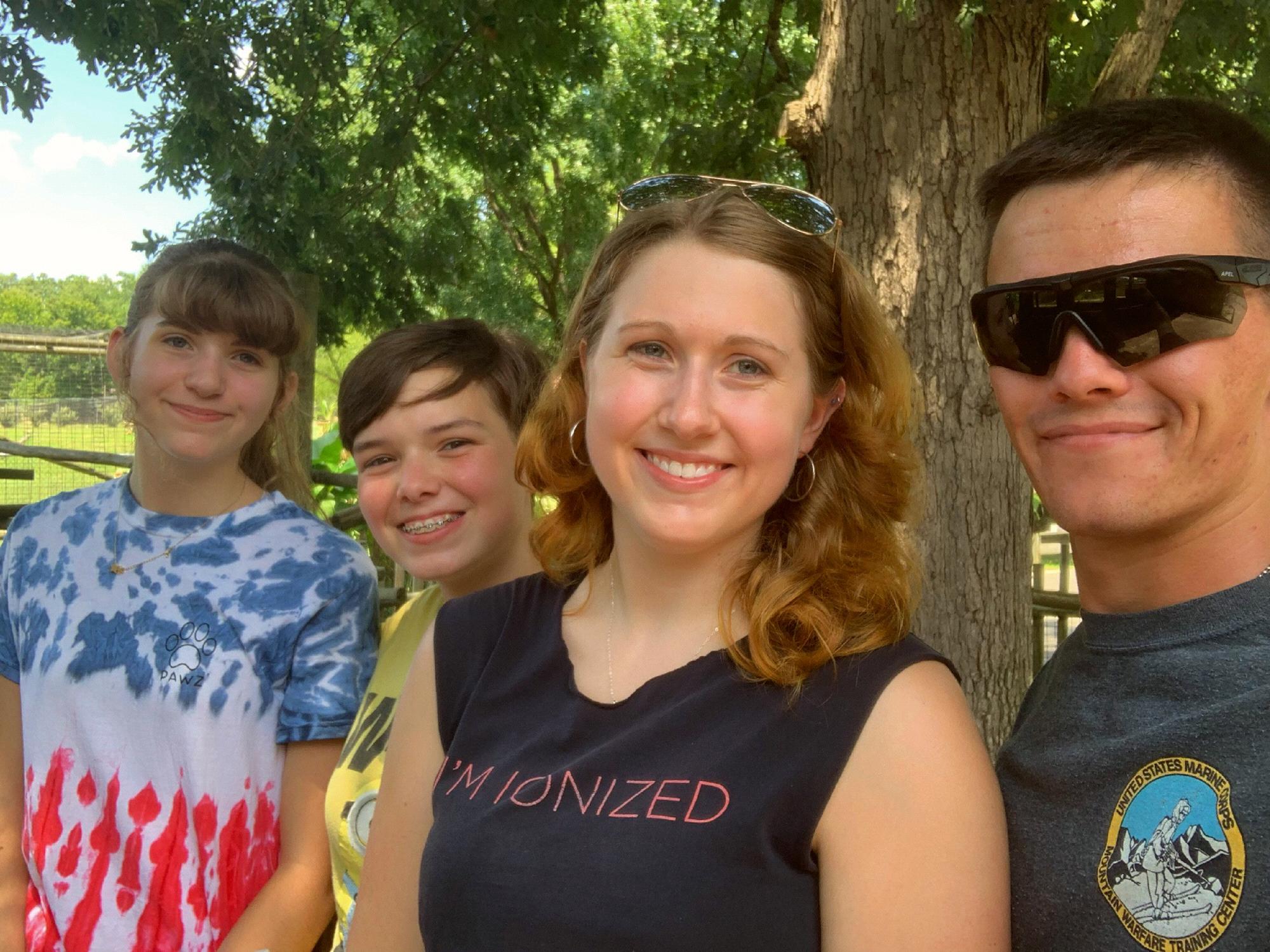 Celebrating Jessie’s birthday at the Richmond Zoo - July 12th, 2019