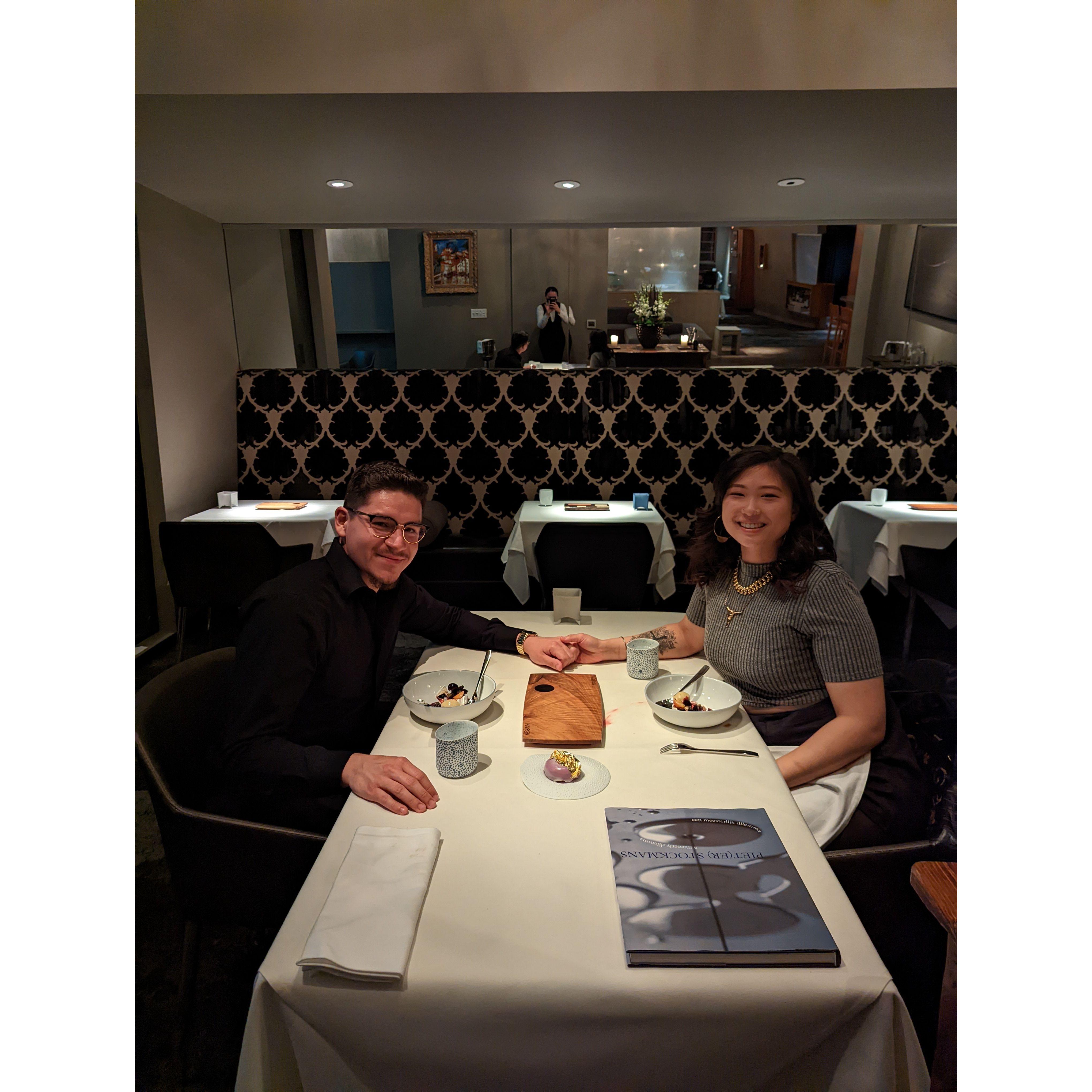 Celebrating our 2nd anniversary at Manresa Restaurant <3