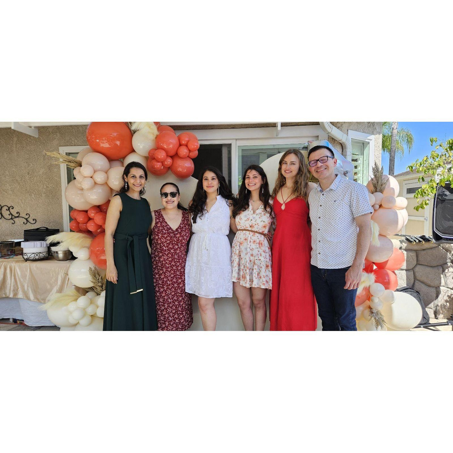 Moments from our engagement party, June 2024.